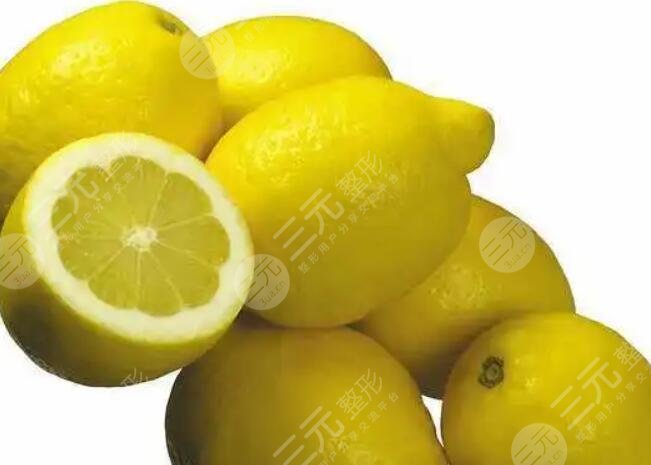 檸檬汁補水面膜