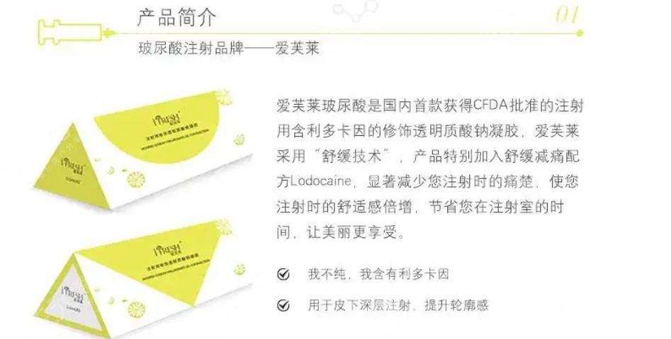 愛芙萊玻尿酸多少錢？