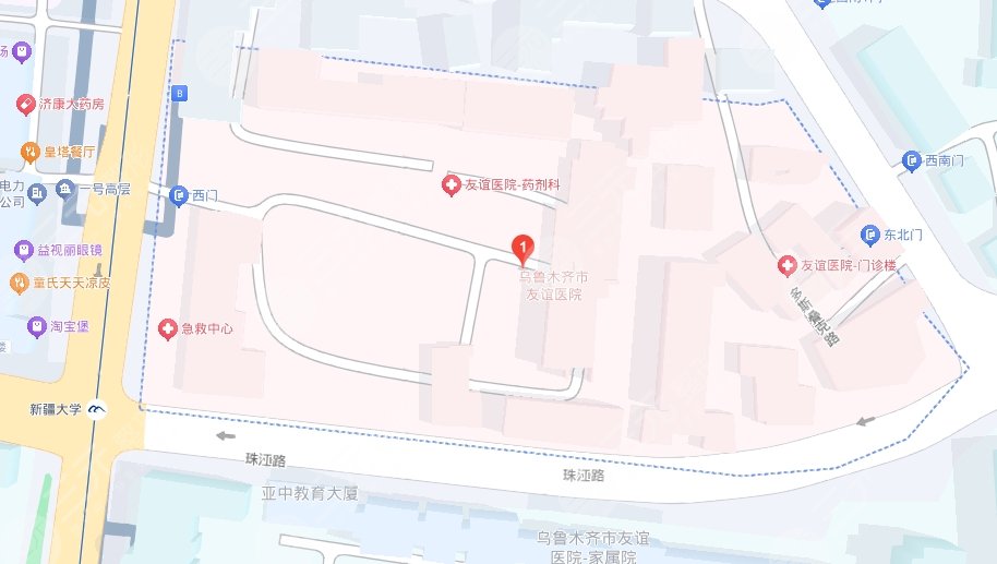 烏魯木齊市友誼醫(yī)院地址