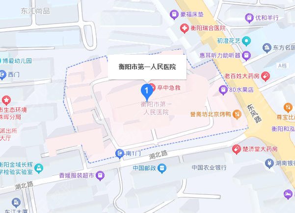 衡陽第一人民醫(yī)院地址